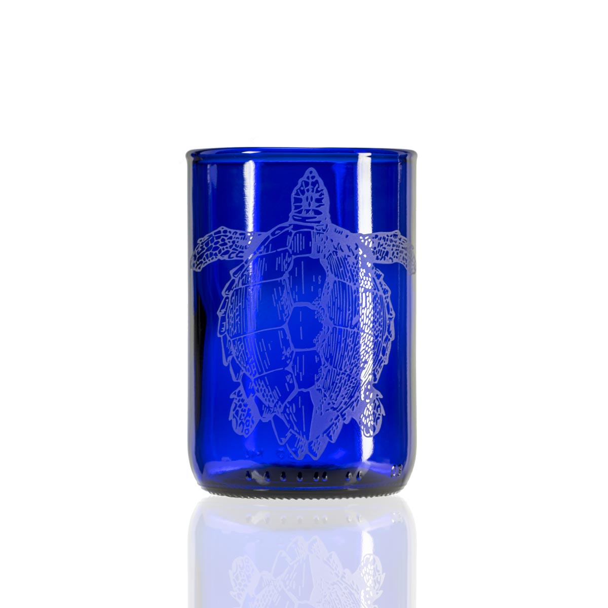 Upcycled Turtle Tumbler - 12 oz - Set of 4-Nautical Decor and Gifts