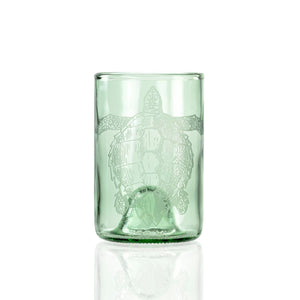 Upcycled Turtle Tumbler - 12 oz - Set of 4-Nautical Decor and Gifts