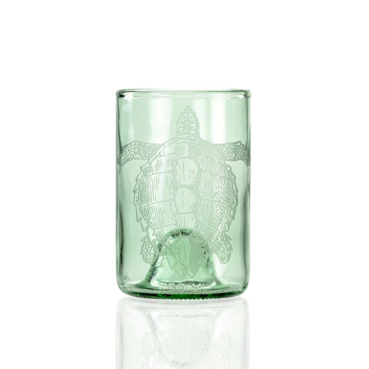 Upcycled Turtle Tumbler - 12 oz - Set of 4-Nautical Decor and Gifts