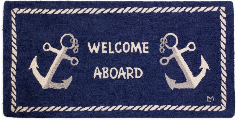 Welcome Aboard-2x4 Rug-Nautical Decor and Gifts