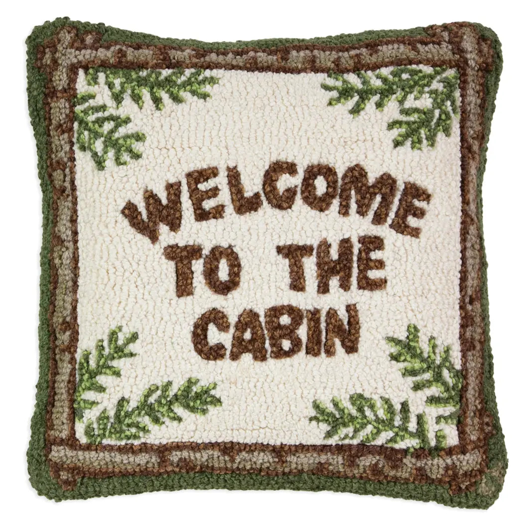 Welcome To the Cabin Pillow-Pillow-Nautical Decor and Gifts