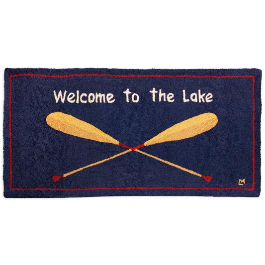 Welcome To the Lake Rug-2x4 Rug-Nautical Decor and Gifts