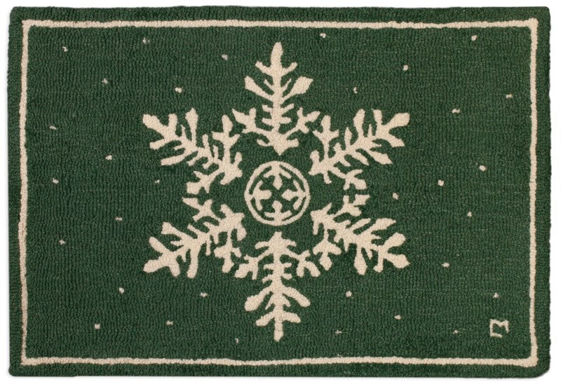 Winter Flake-2x3 Rug-Nautical Decor and Gifts