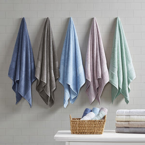 6 Piece Organic Cotton Towel Set-Bath Towel Set-Nautical Decor and Gifts