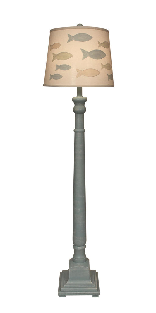 Atlantic Candlestick Floor Lamp-Lamp-Nautical Decor and Gifts