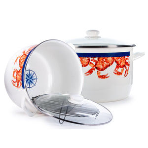 Crab House 18qt Stock Pot-Pot-Nautical Decor and Gifts