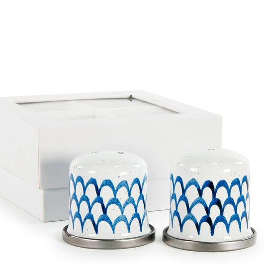 Fish Camp Salt & Pepper - Set of 2-Dinnerware-Nautical Decor and Gifts