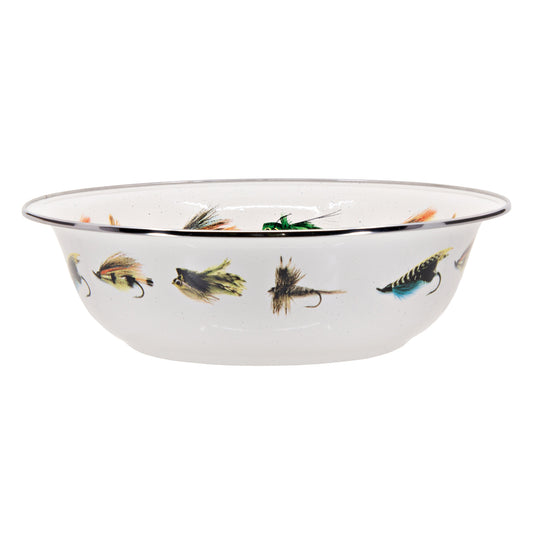 Fishing Fly Serving Bowl-Serveware-Nautical Decor and Gifts