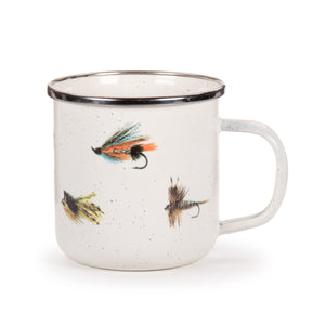 Fishing Fly Mugs - Set of 4-Mug-Nautical Decor and Gifts