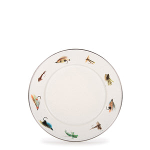 Fishing Fly Sandwich Plates - Set of 4-Plate-Nautical Decor and Gifts
