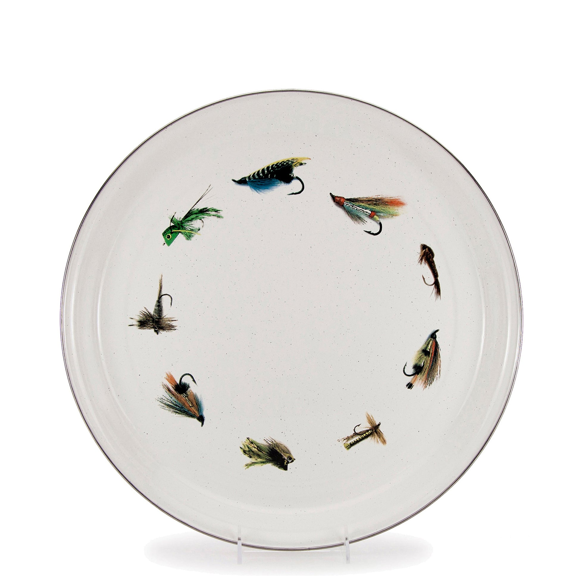 decorativetray with fishing lures Fishing Fly Medium Tray