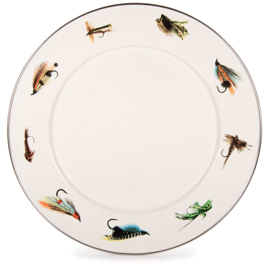 Fishing Fly Chargers - Set of 2-Plate-Nautical Decor and Gifts