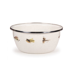 Fishing Fly Salad Bowls - Set of 4-Bowl-Nautical Decor and Gifts