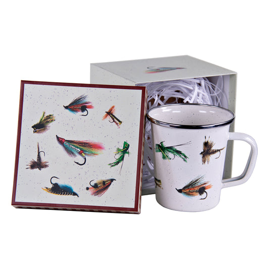 Fishing Fly Mug in Gift Box-Mug-Nautical Decor and Gifts