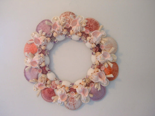 Spring In The Ocean Seashell Wreath-Wreath-Nautical Decor and Gifts
