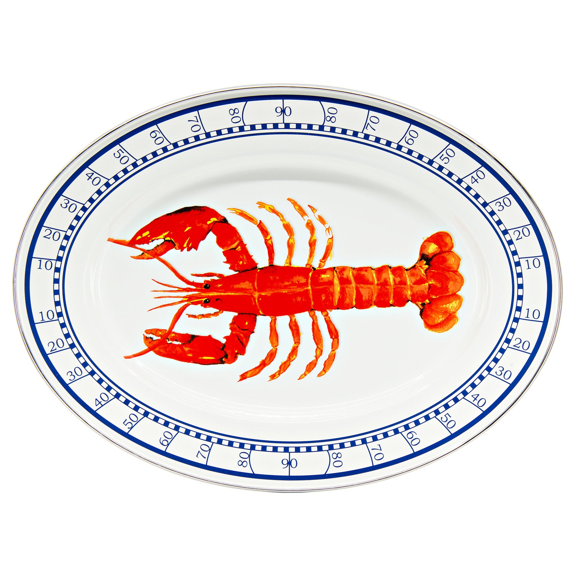 Lobster Oval Platter-Tray-Nautical Decor and Gifts