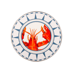Lobster Dinner Plates - Set of 4-Plate-Nautical Decor and Gifts