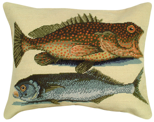Two Fish-Pillow-Nautical Decor and Gifts