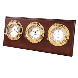 Porthole Weather Center-Nautical Clocks-Nautical Decor and Gifts