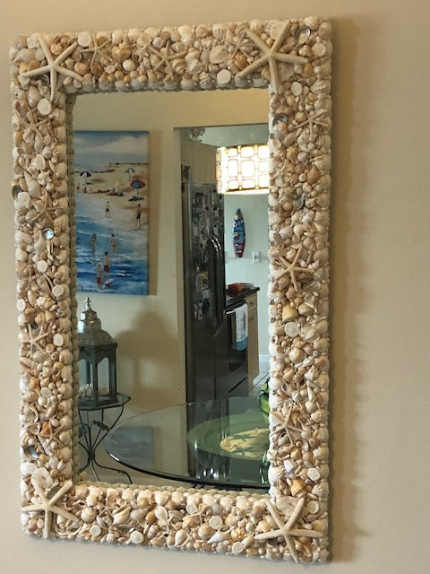 Princess of the Sea Mirror-Nautical Beach House Mirrors-Nautical Decor and Gifts
