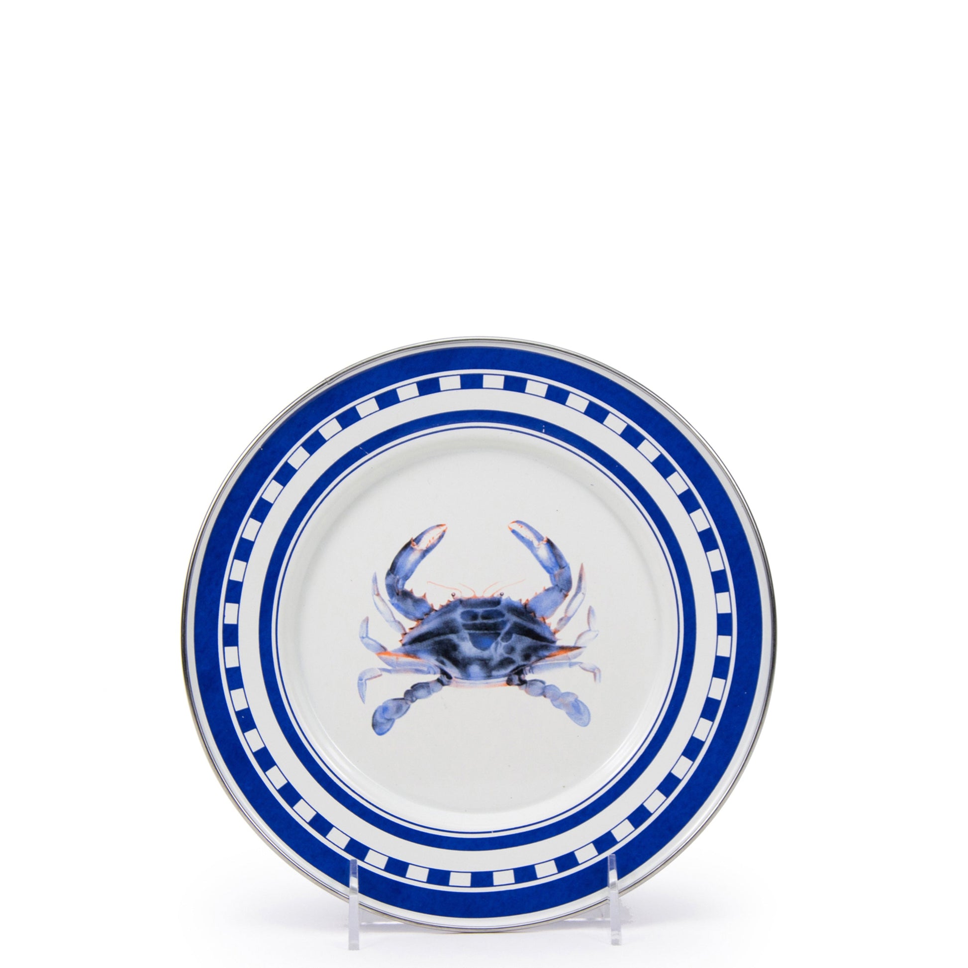 Blue Crab Sandwich Plates - Set of 4-Plate-Nautical Decor and Gifts