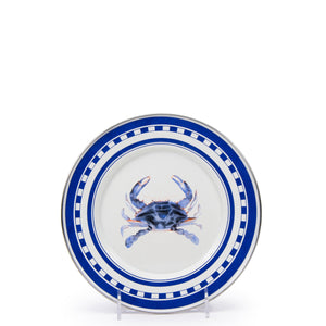 Blue Crab Sandwich Plates - Set of 4-Plate-Nautical Decor and Gifts