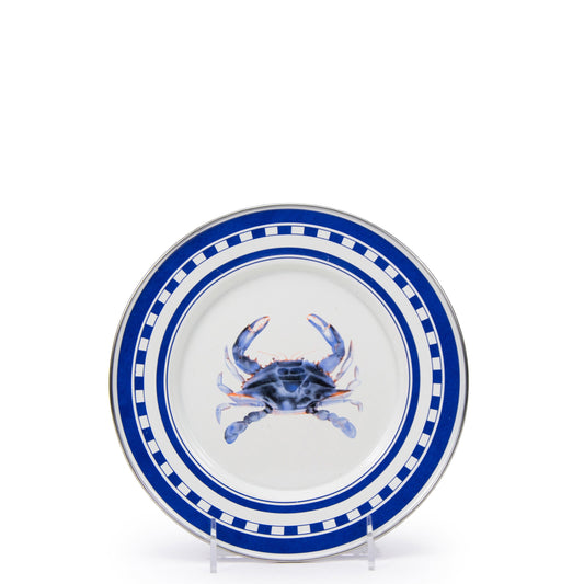 Blue Crab Sandwich Plates - Set of 4-Plate-Nautical Decor and Gifts
