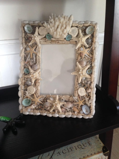 Stars In The Sea - Picture Frame-Nautical Beach House Mirrors-Nautical Decor and Gifts