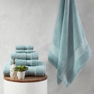 Luxury 100% Cotton 6 Piece Towel Set-Bath Towel Set-Nautical Decor and Gifts