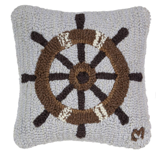 Captains Wheel-Pillow-Nautical Decor and Gifts