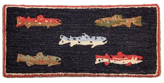River Fish - Hickory Bench-Bench-Nautical Decor and Gifts