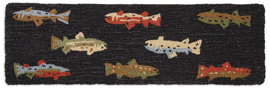 River Fish - Hickory Furniture-Bench-Nautical Decor and Gifts
